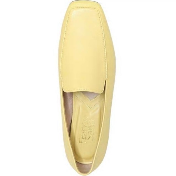 Franco Sarto Women’s Avery 2 Loafers Light Yellow Raffia Size 9.5 Square Toe - Picture 3 of 15